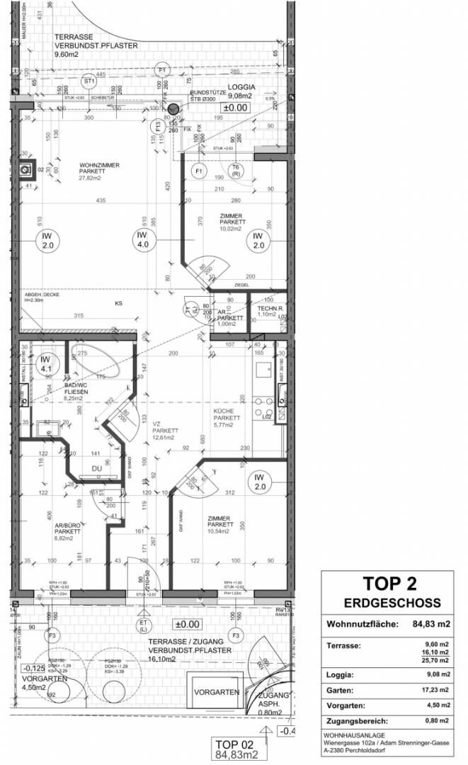Квартира Perchtoldsdorf, Австрия, 84.89 м² - фото 7