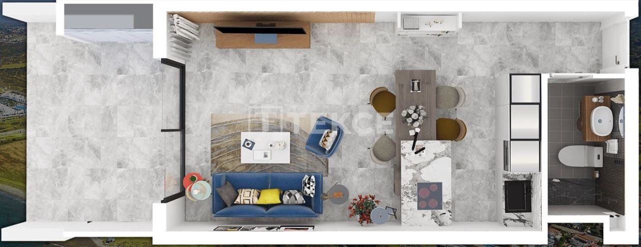 Апартаменты в Кирении, Кипр, 54 м² - фото 4