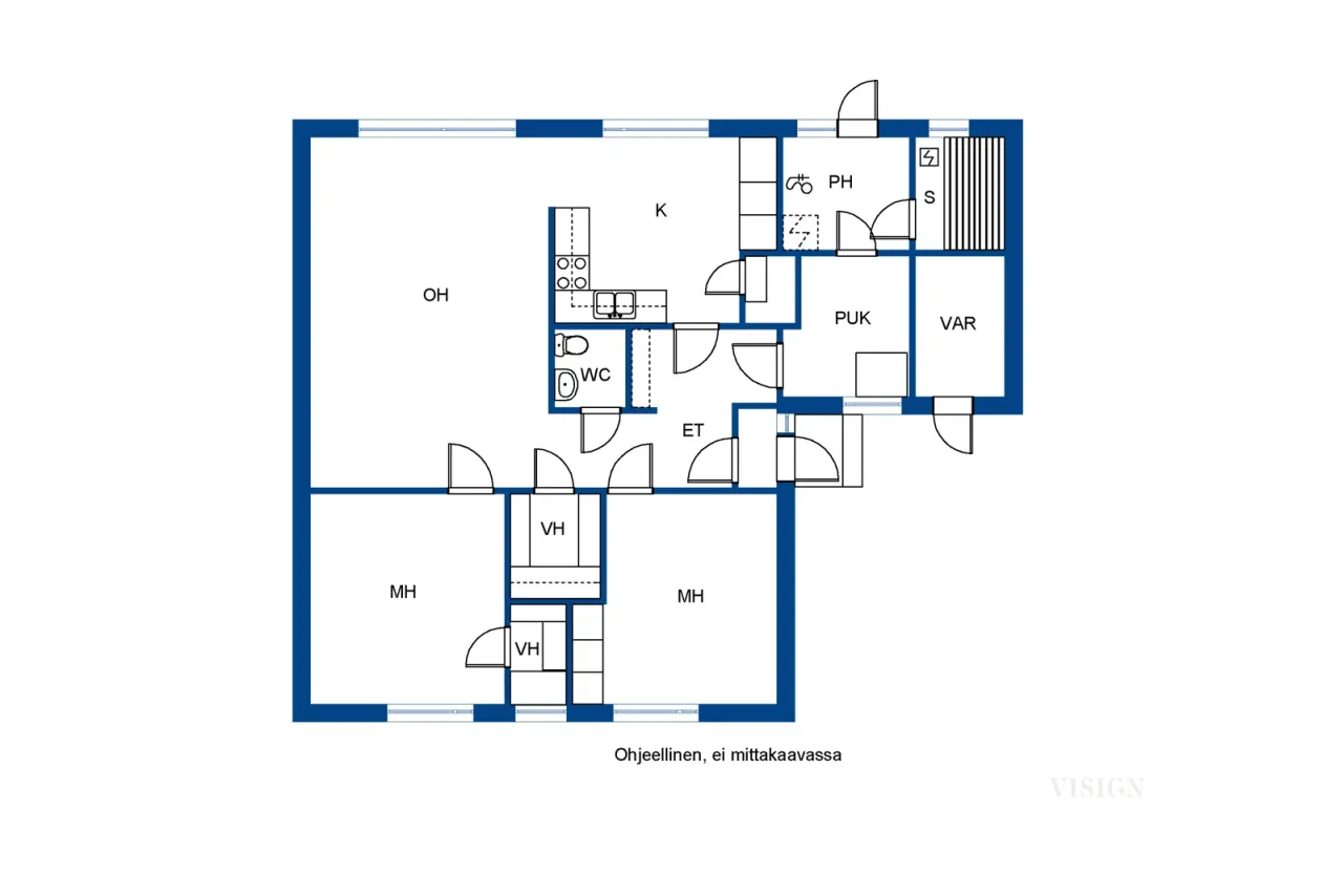 Дом в Леппявирта, Финляндия, 90.5 м² - фото 2