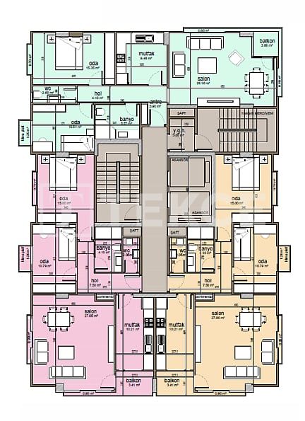 Апартаменты в Стамбуле, Турция, 120 м² - фото 11