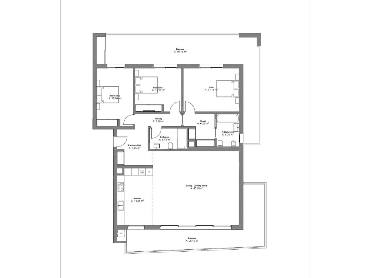 Апартаменты в Портимане, Португалия, 159 м² - фото 12