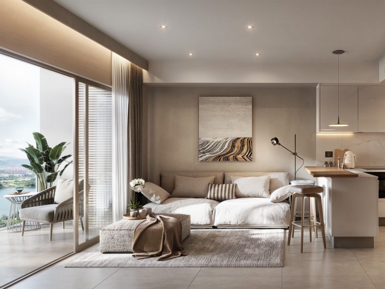 Апартаменты на пляже Банг Тао, Таиланд, 30 м² - фото 4