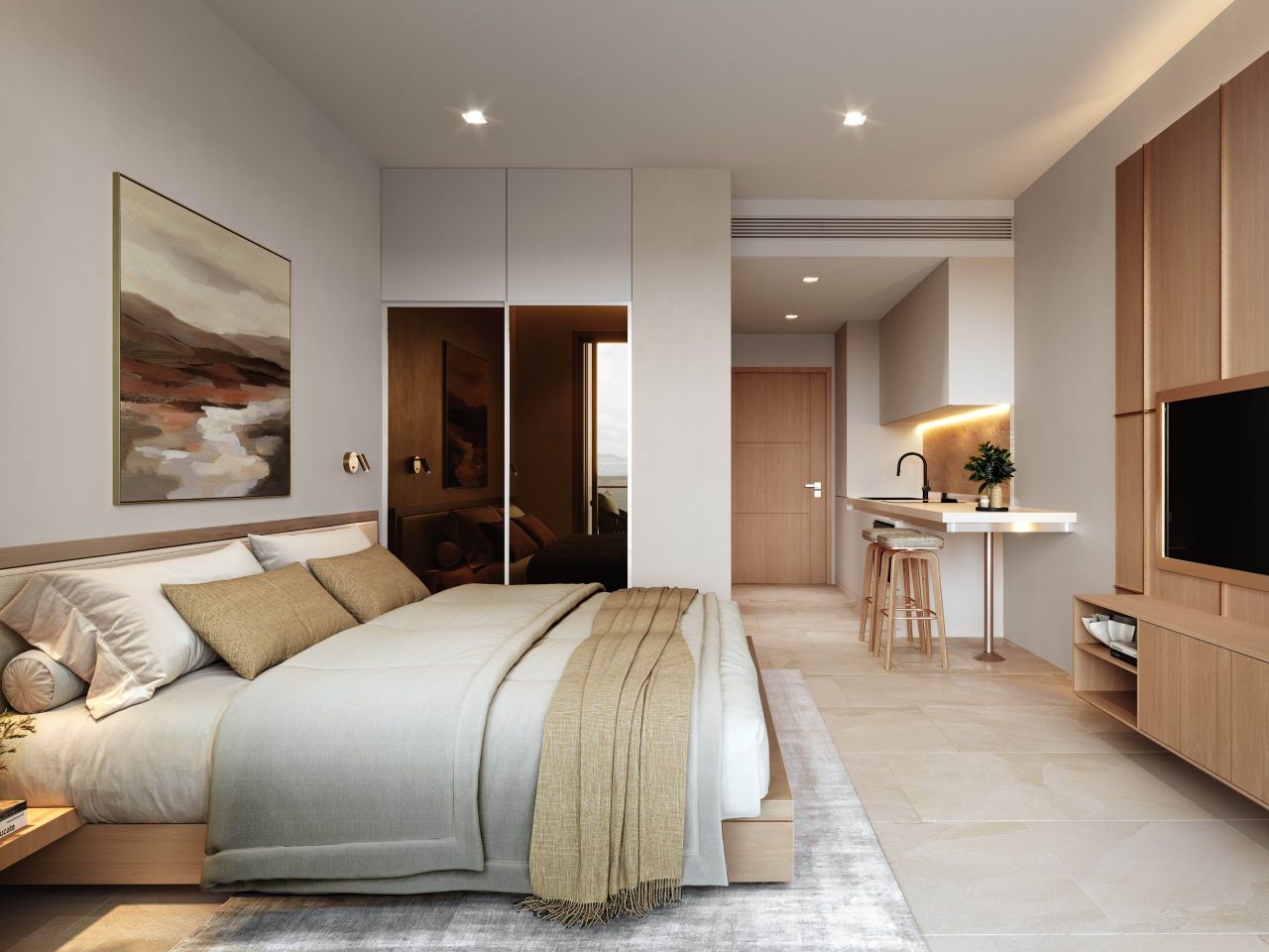 Апартаменты на пляже Банг Тао, Таиланд, 30 м² - фото 7