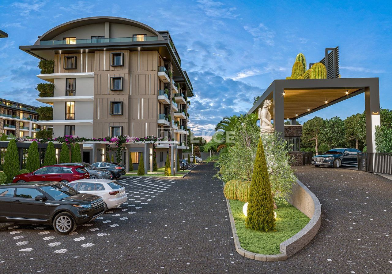 Апартаменты в Алании, Турция, 52 м² - фото 11