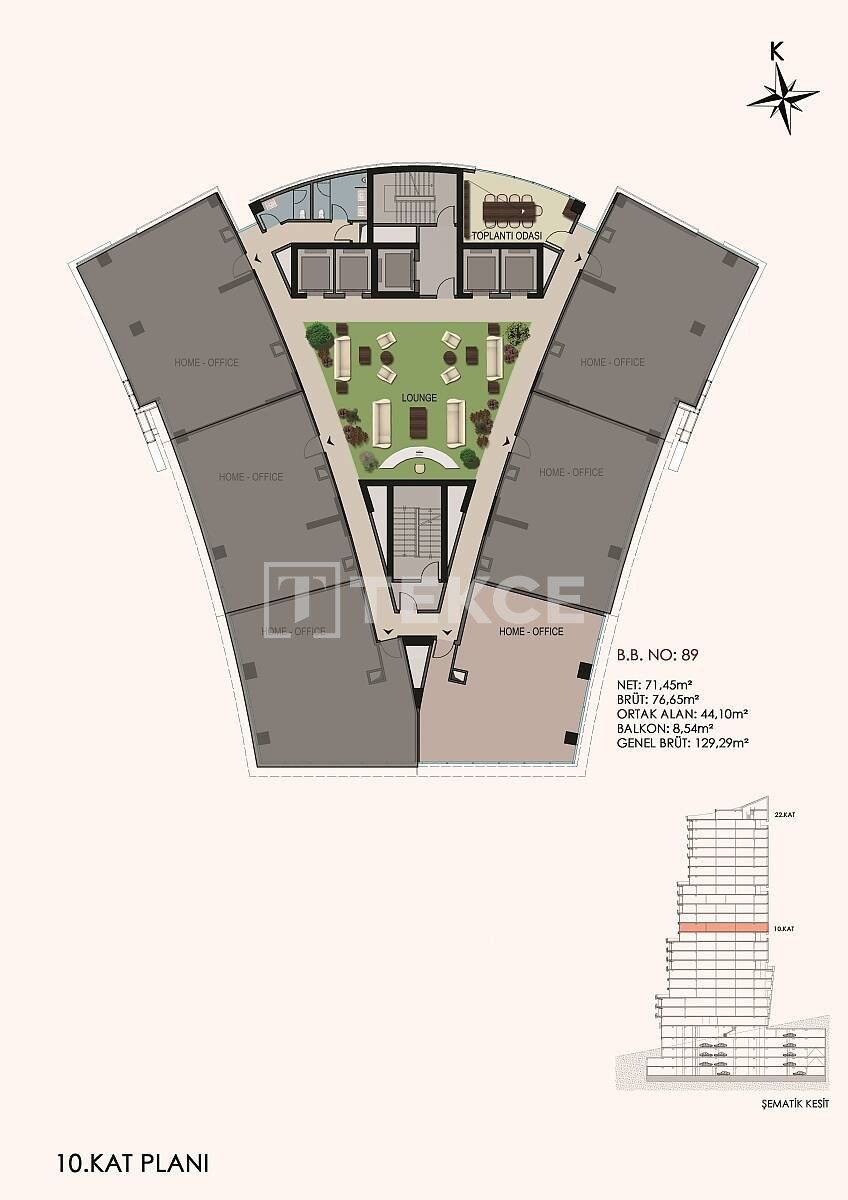 Апартаменты в Стамбуле, Турция, 130 м² - фото 11
