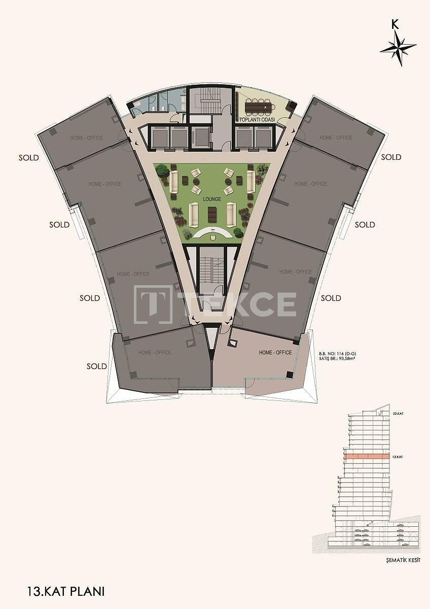 Апартаменты в Стамбуле, Турция, 81 м² - фото 13