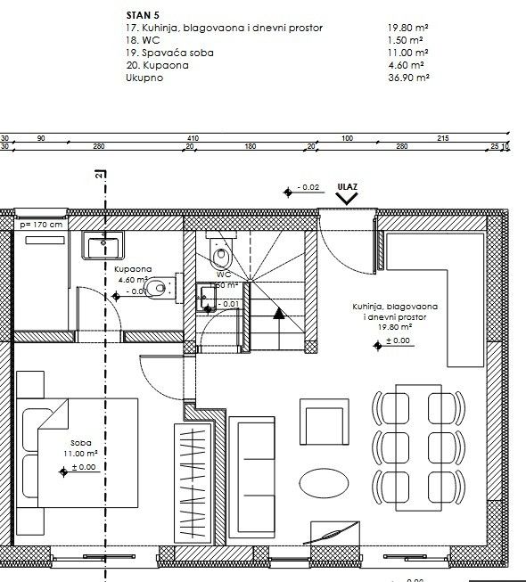 Квартира в Премантуре, Хорватия, 80 м² - фото 1