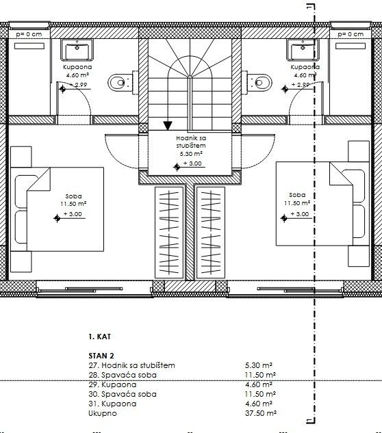 Квартира в Премантуре, Хорватия, 80 м² - фото 2