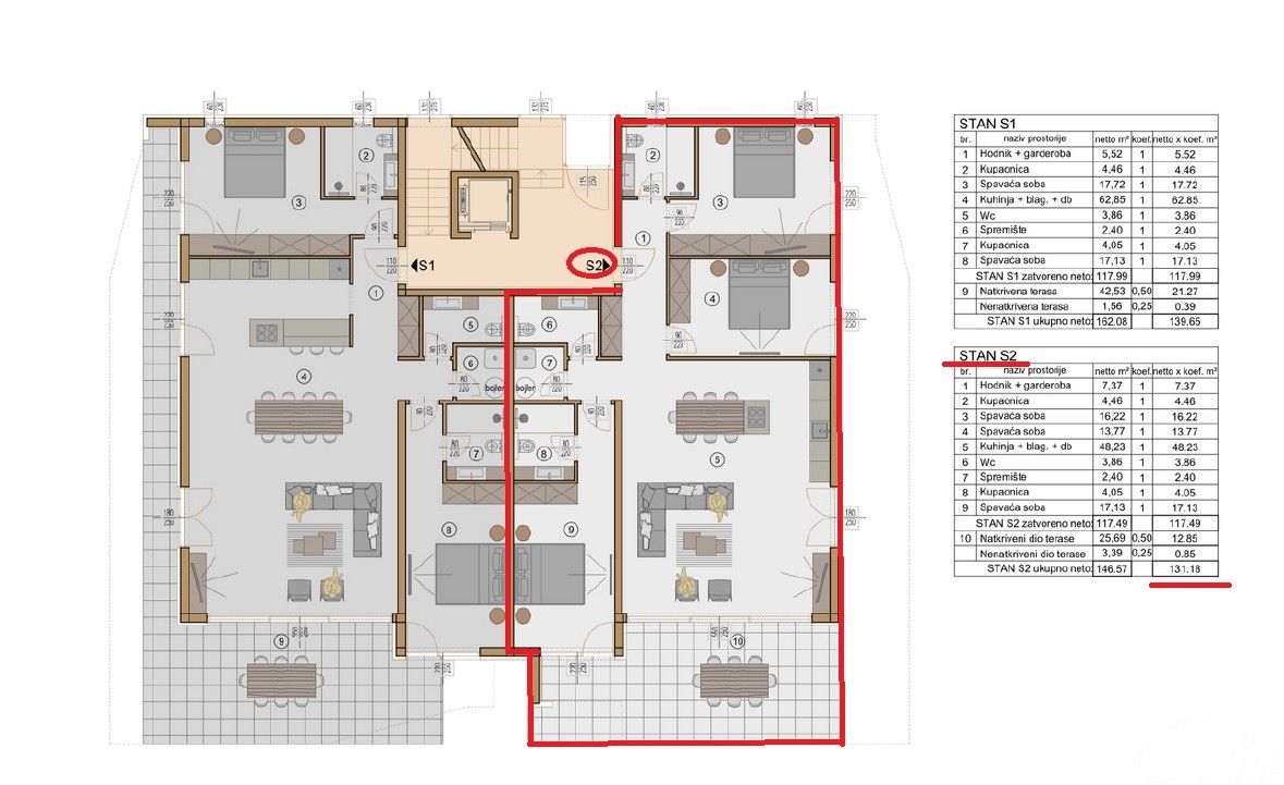 Квартира в Ровини, Хорватия, 131 м² - фото 6