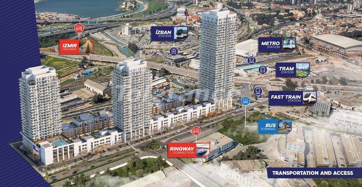 Апартаменты в Измире, Турция, 90 м² - фото 18