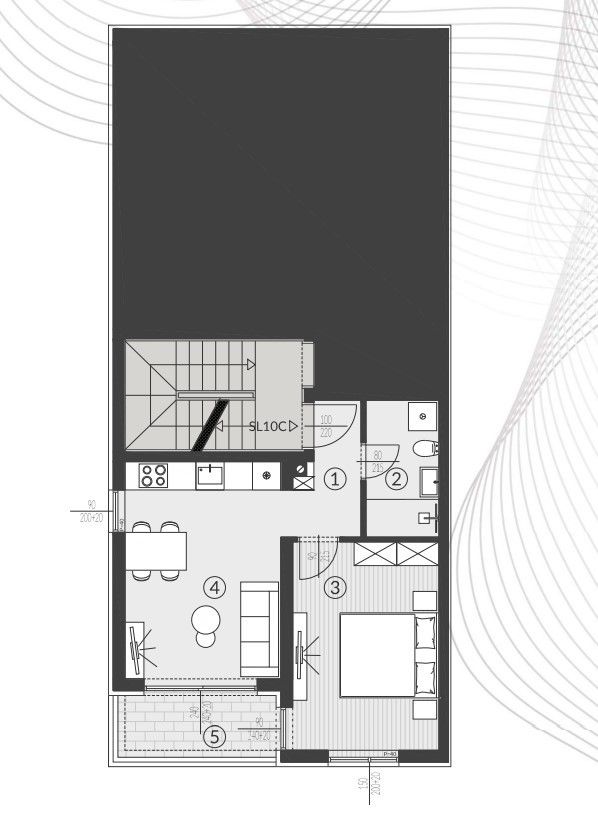 Квартира в Пуле, Хорватия, 45.48 м² - фото 15