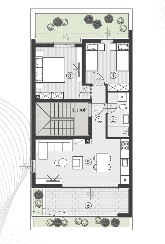 Квартира Istria, Stinjan, Хорватия, 64.5 м² - фото 15