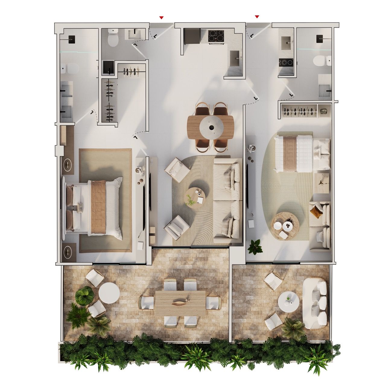 Апартаменты в Пунта-Кана, Доминиканская Республика, 45 м² - фото 15