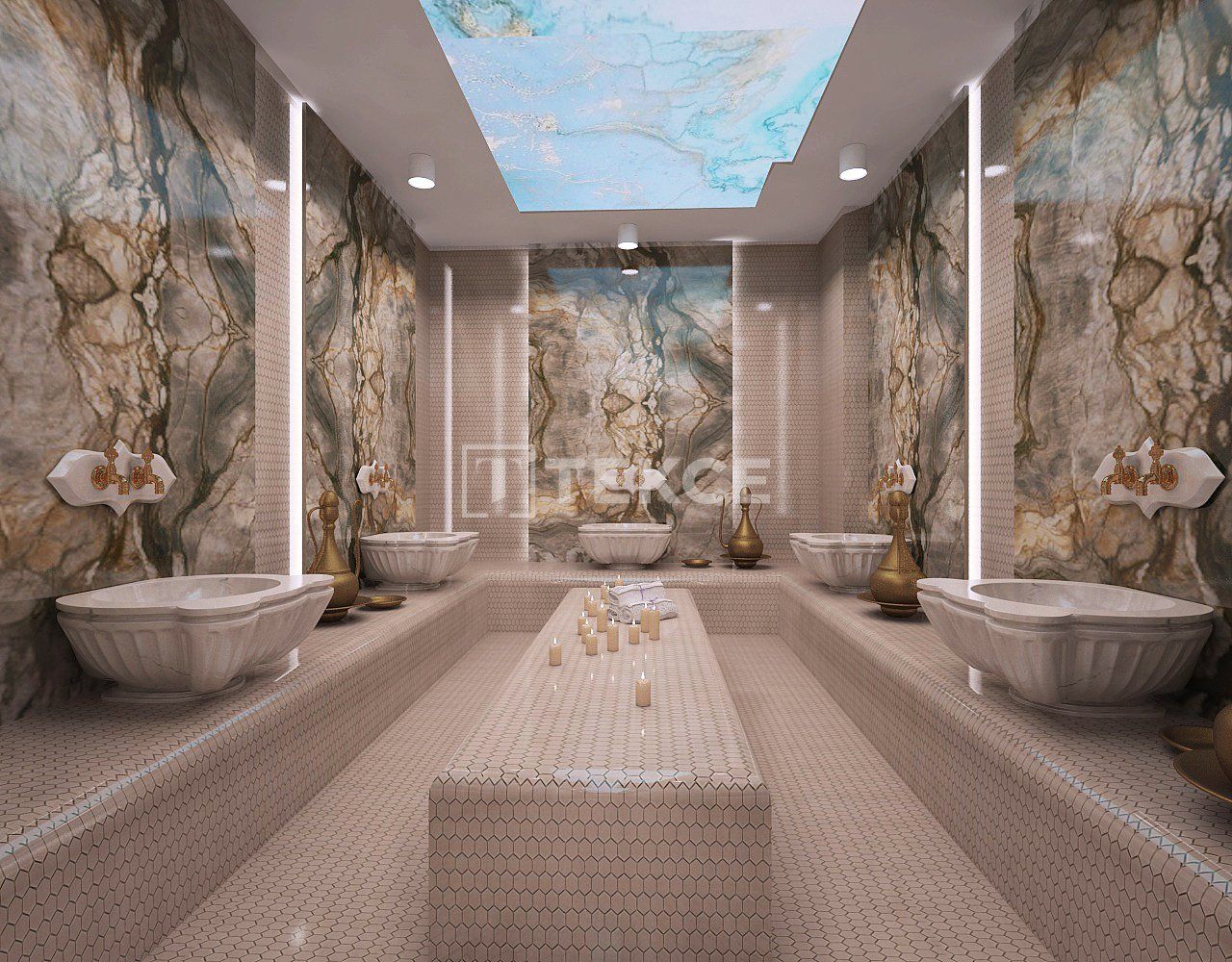 Апартаменты в Алании, Турция, 60 м² - фото 17