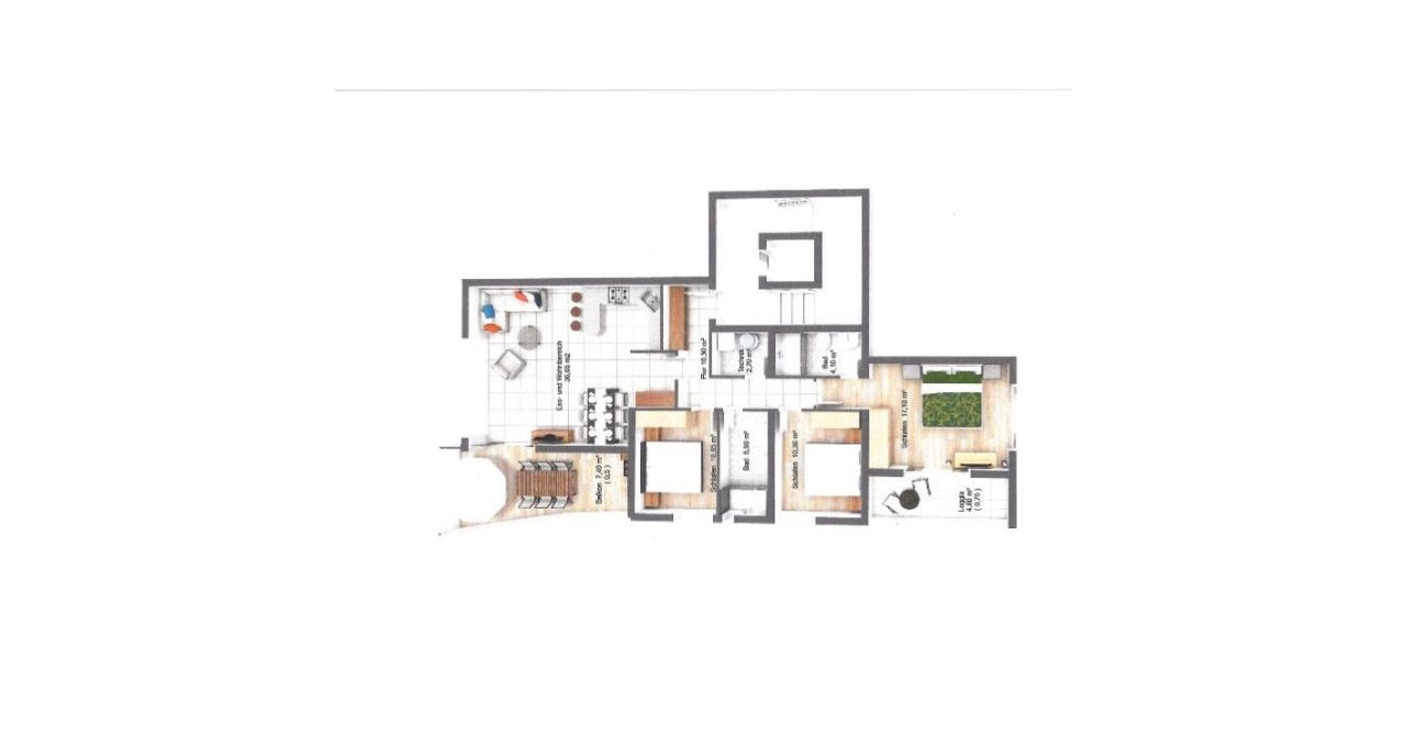 Квартира в Премантуре, Хорватия, 110 м² - фото 3