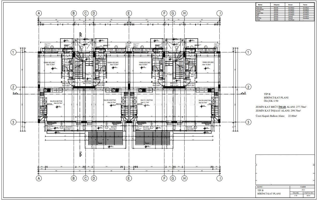 Апартаменты в Газимагусе, Кипр, 100 м² - фото 13