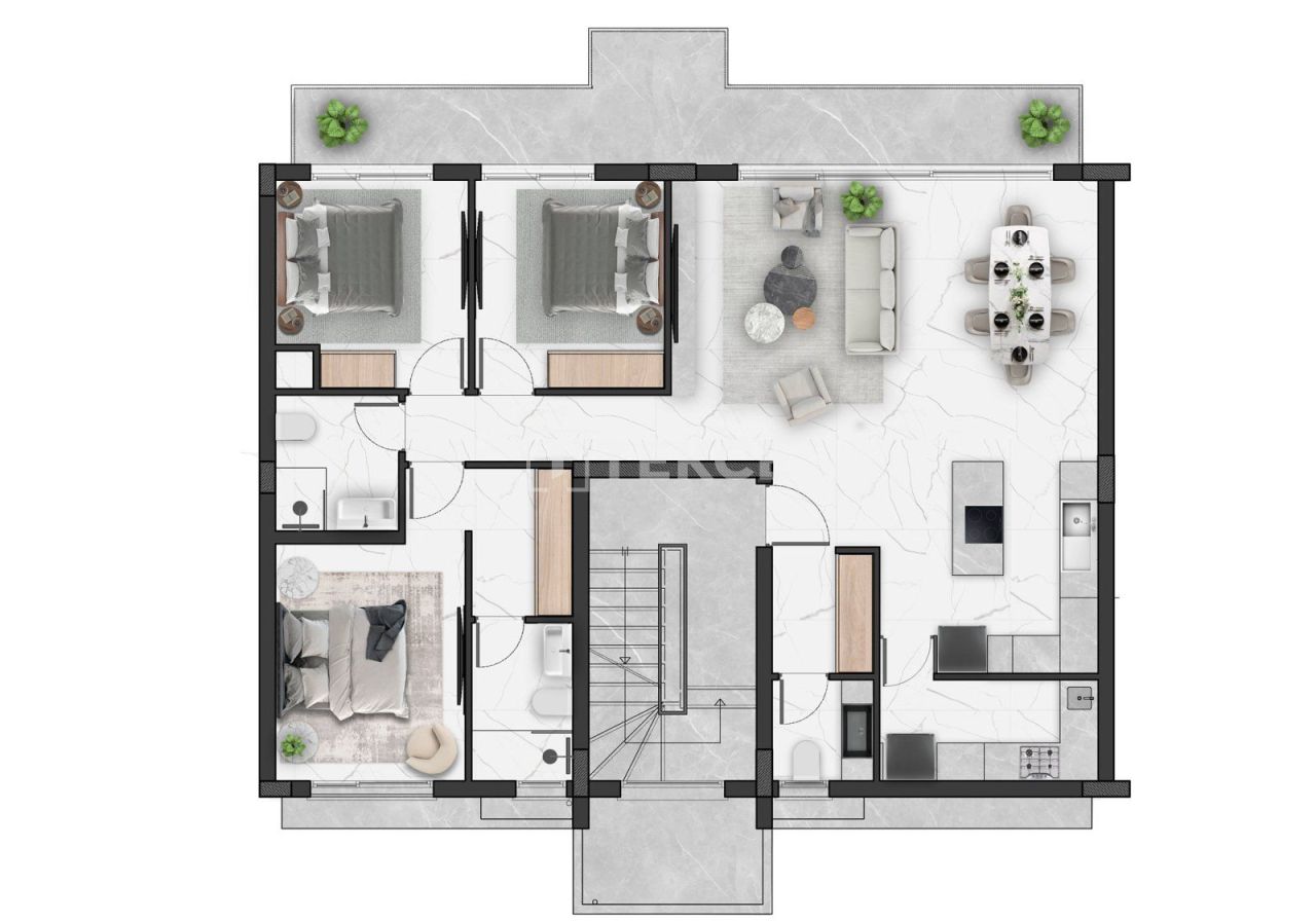 Апартаменты в Газимагусе, Кипр, 100 м² - фото 19
