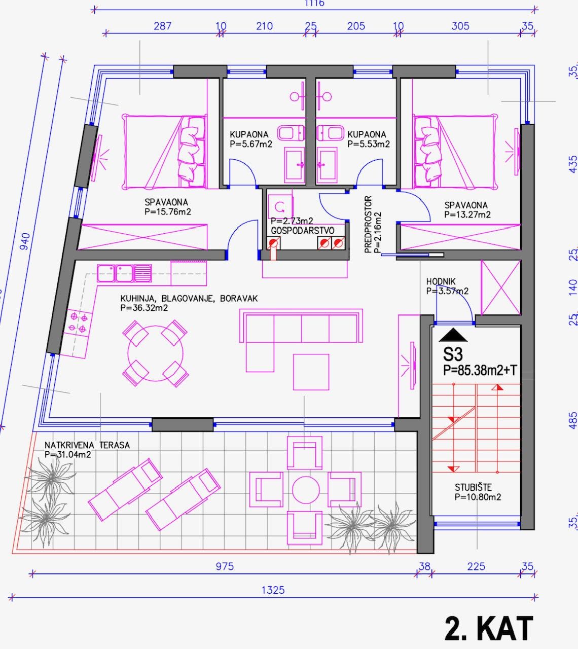 Квартира в Медулине, Хорватия, 144.29 м² - фото 5