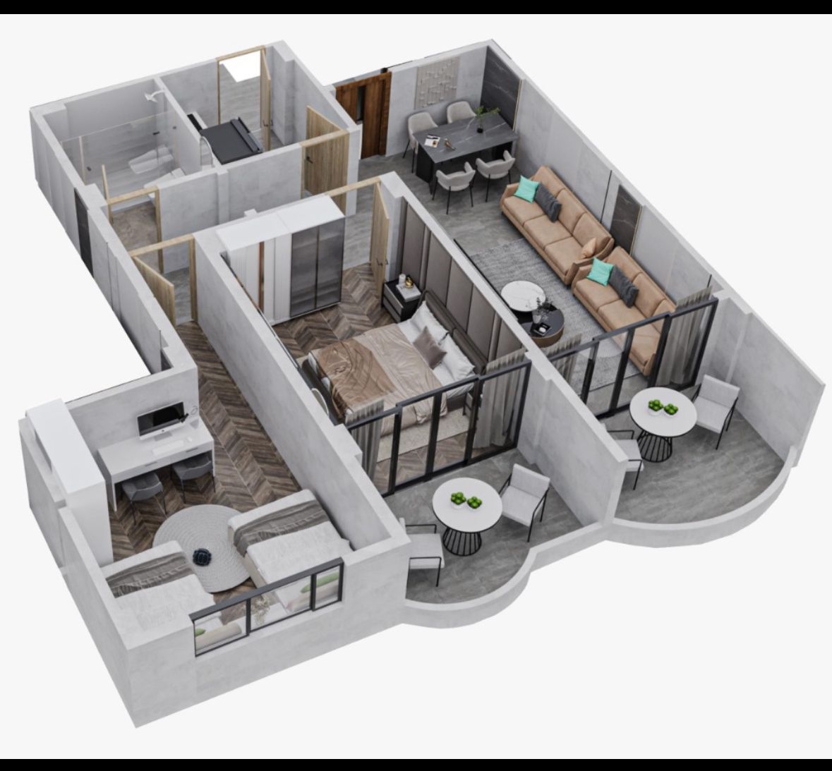 Апартаменты в Шарм-эль-Шейхе, Египет, 93 м² - фото 10