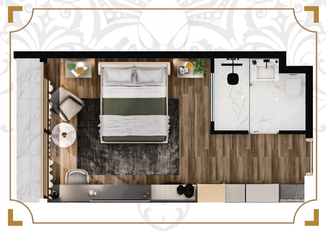 Студия в Бафре, Кипр, 35 м² - фото 14