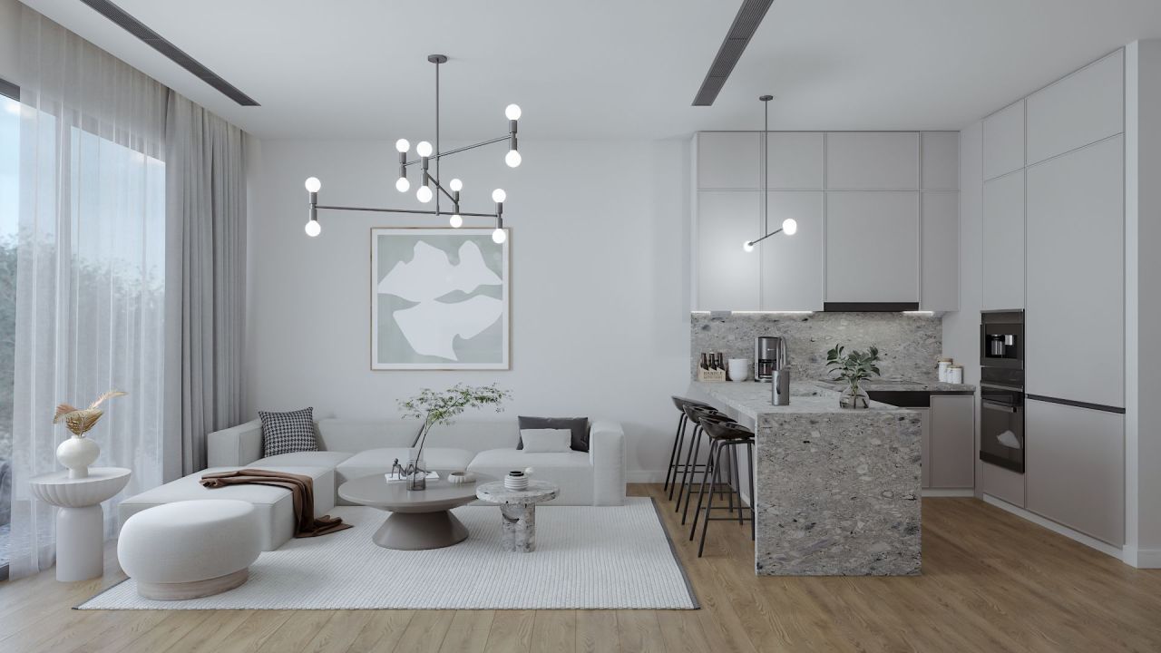 Апартаменты в Каршияке, Кипр, 77 м² - фото 9