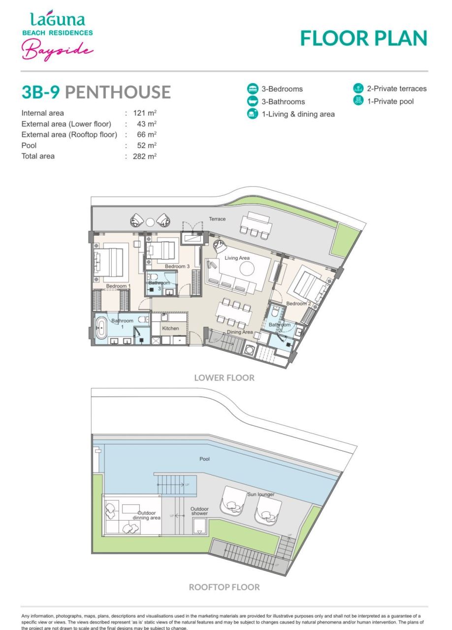 Апартаменты на острове Пхукет, Таиланд, 121 м² - фото 18