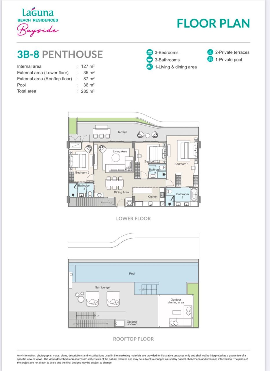 Апартаменты на острове Пхукет, Таиланд, 121 м² - фото 13