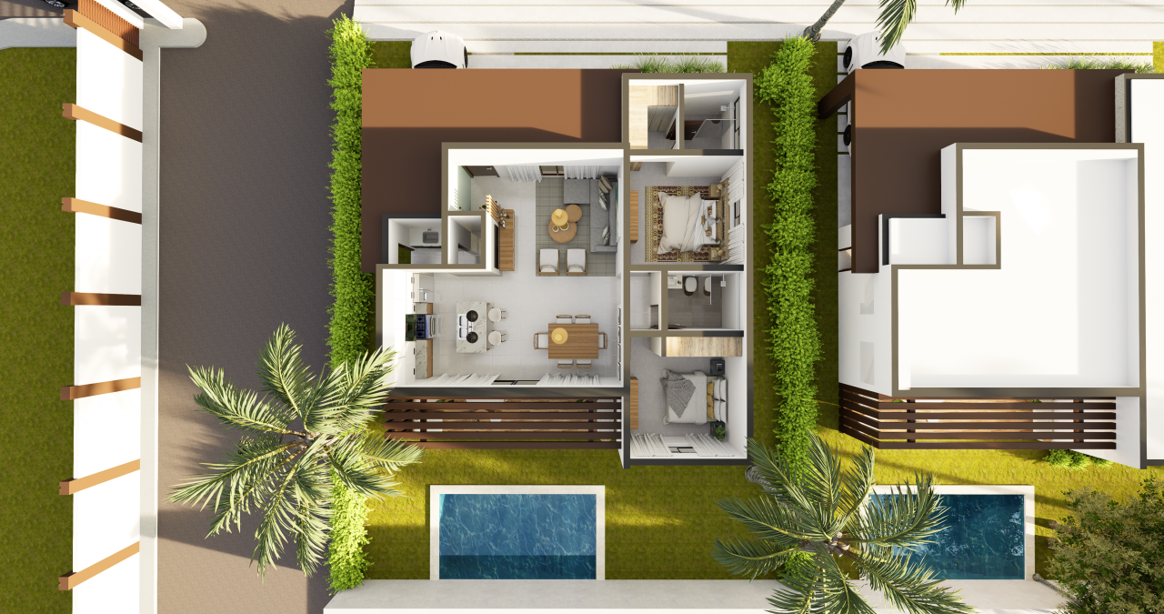 Вилла в Пунта-Кана, Доминиканская Республика, 95 м² - фото 9