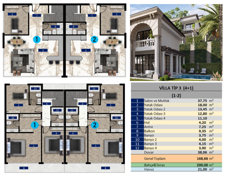 Вилла в Алании, Турция, 132 м² - фото 4