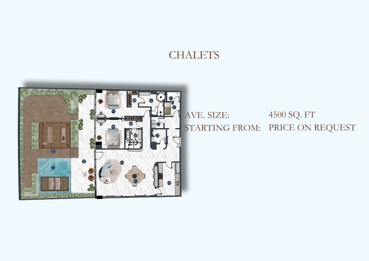 Шале в Рас-эль-Хайме, ОАЭ, 424 м² - фото 14