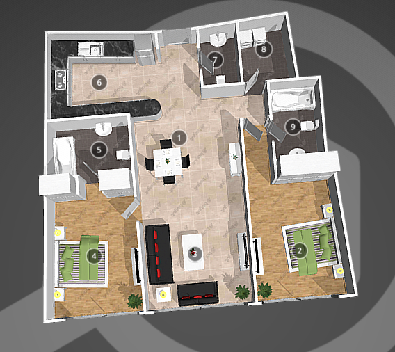 Апартаменты в Рас-эль-Хайме, ОАЭ, 187 м² - фото 2