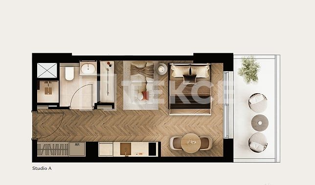 Апартаменты в Дубае, ОАЭ, 99 м² - фото 9