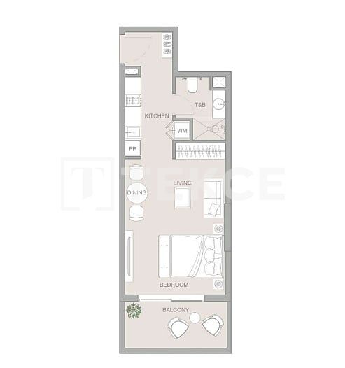 Апартаменты в Дубае, ОАЭ, 73 м² - фото 18