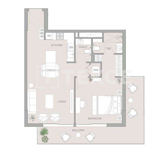 Апартаменты в Дубае, ОАЭ, 42 м² - фото 19