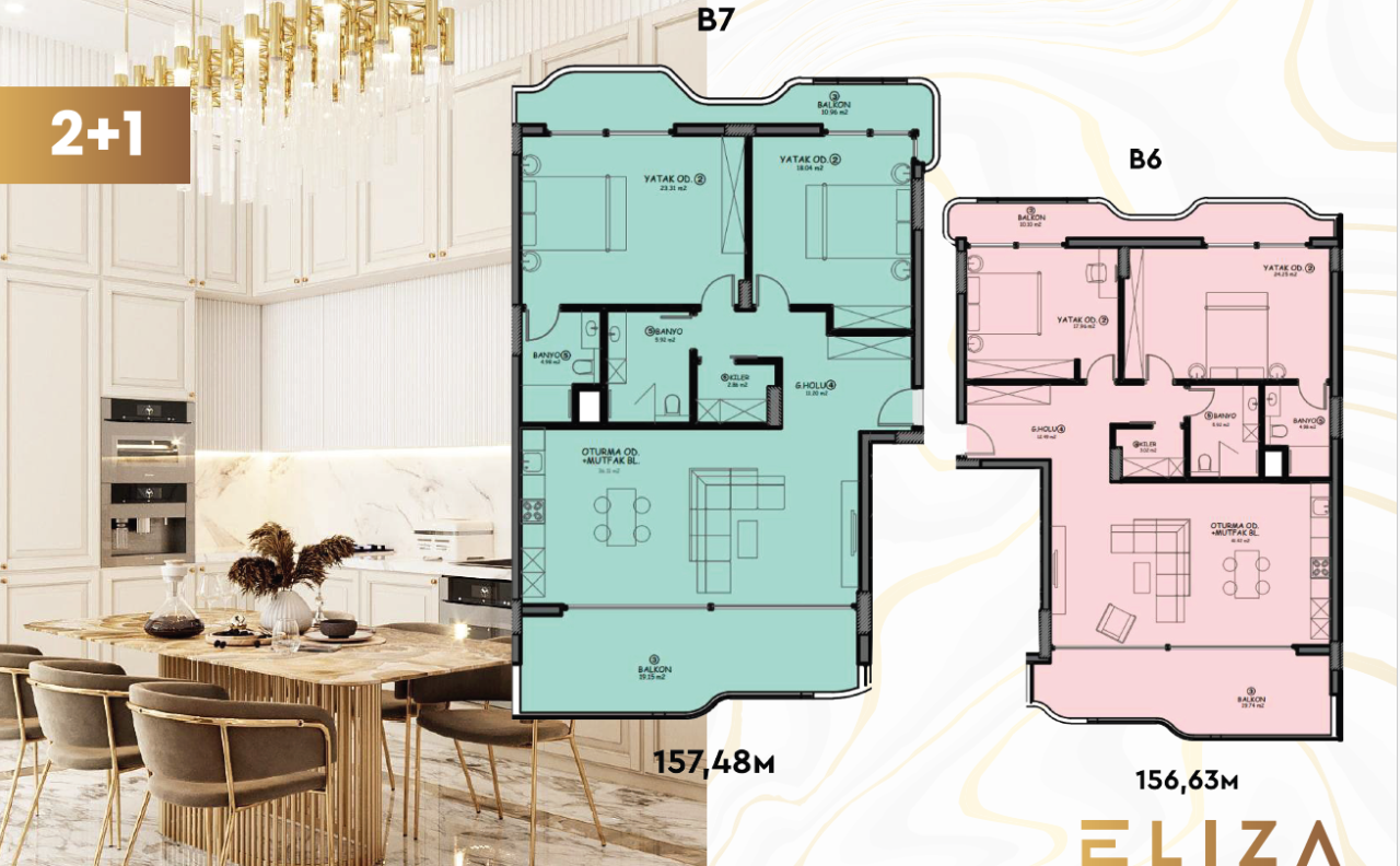 Апартаменты в Искеле, Кипр, 152 м² - фото 2
