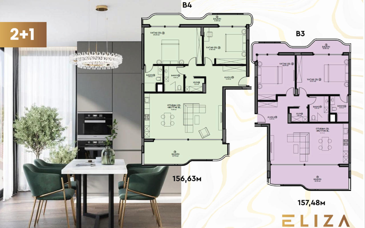 Апартаменты в Искеле, Кипр, 152 м² - фото 3