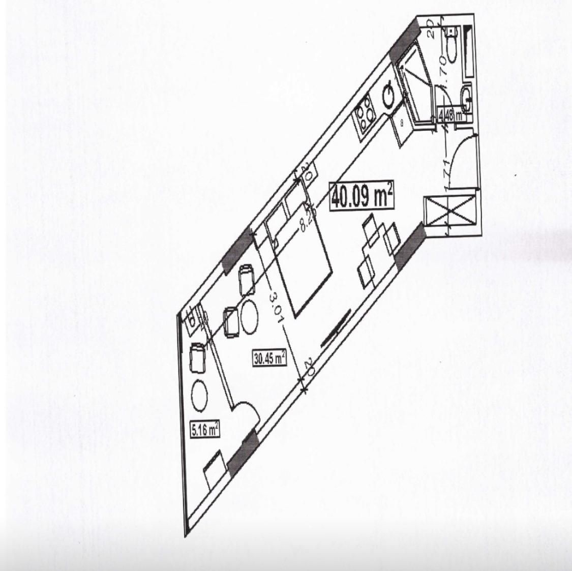 Студия в Батуми, Грузия, 40 м² - фото 3