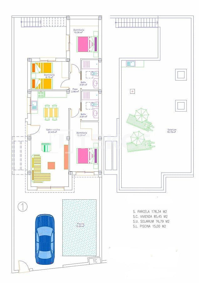 Вилла в Сан-Хавьере, Испания, 162 м² - фото 9