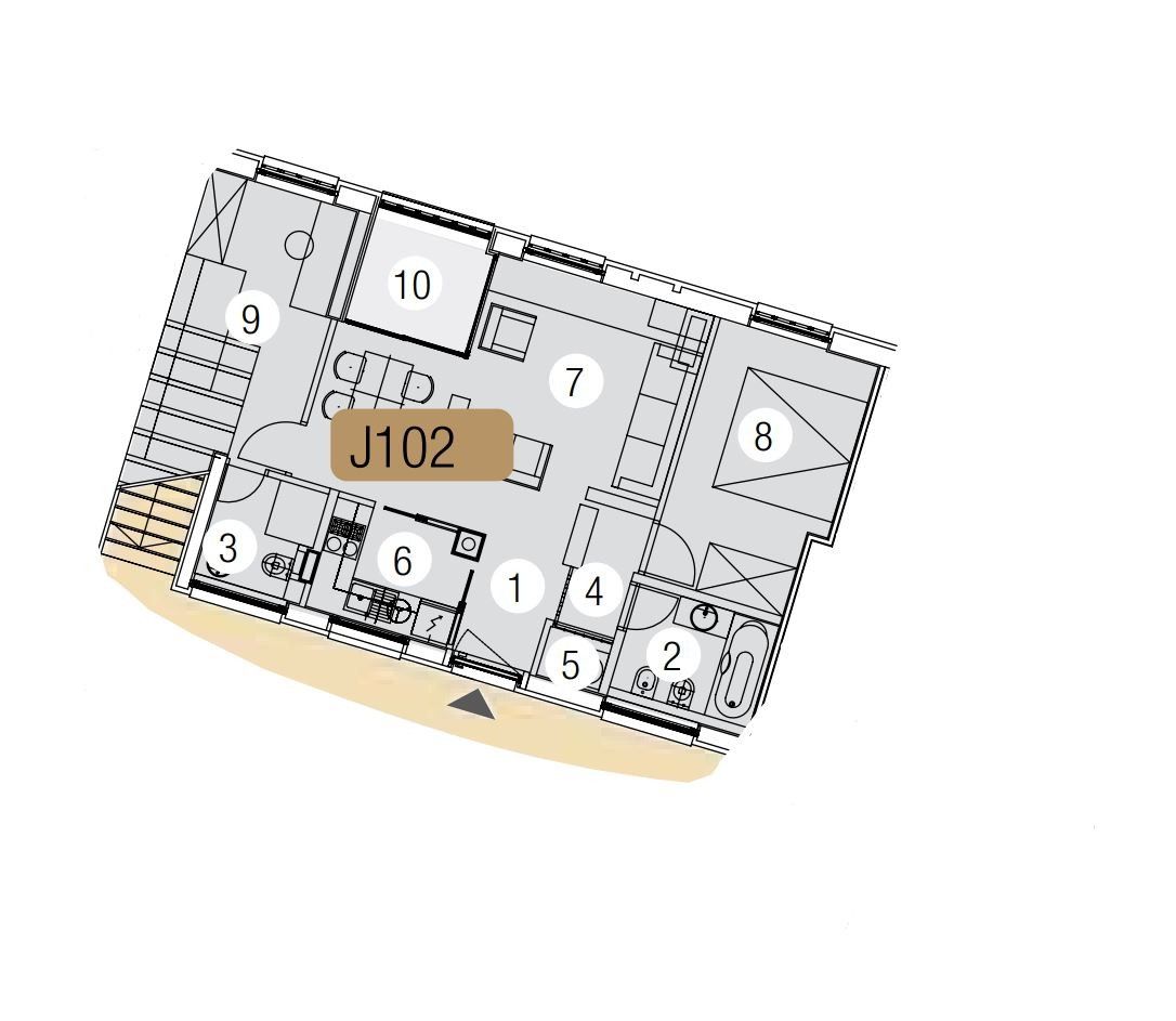 Квартира в Порече, Хорватия, 64.78 м² - фото 15