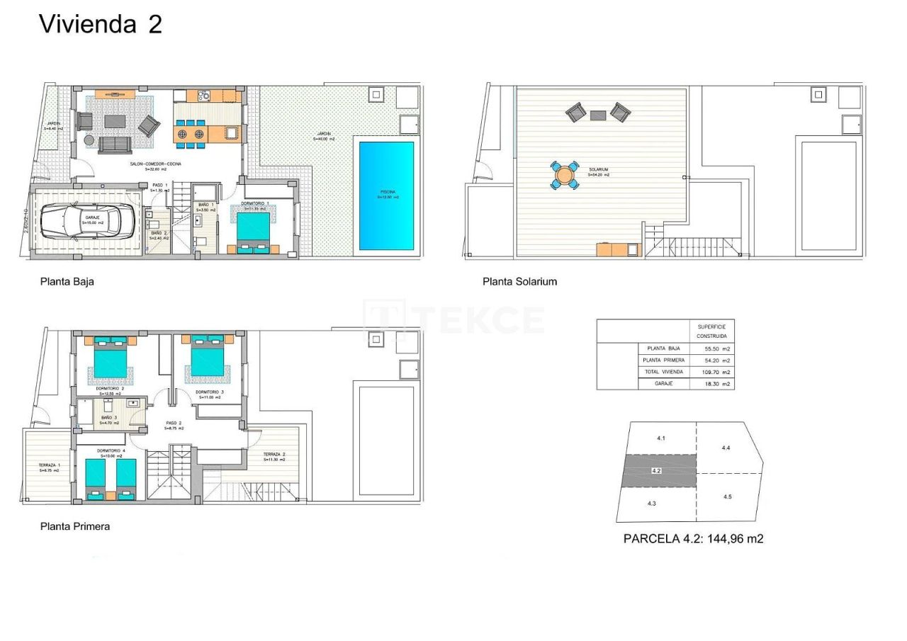 Таунхаус в Картахене, Испания, 118 м² - фото 11