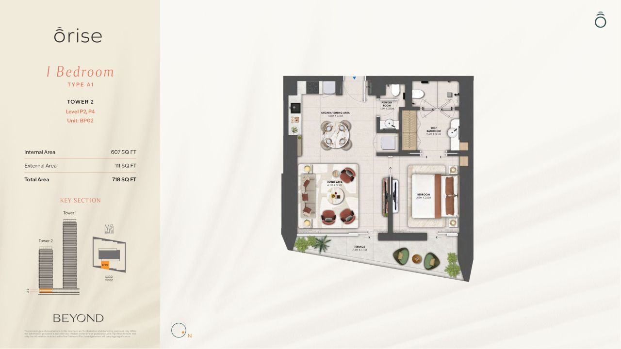 Апартаменты в Дубае, ОАЭ, 64 м² - фото 11