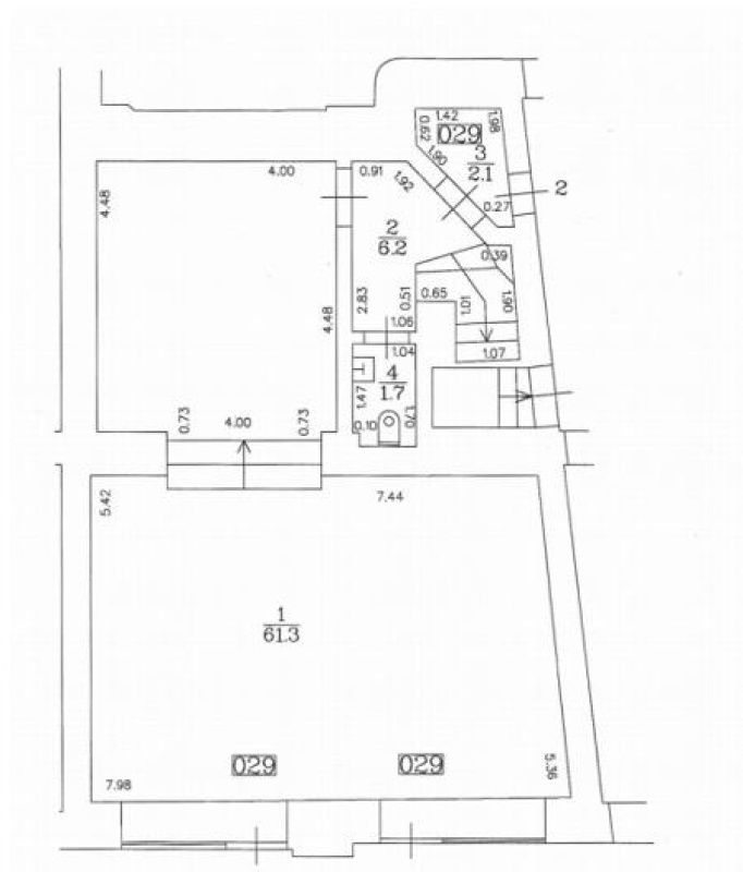 Коммерческая недвижимость в Риге, Латвия, 73 м² - фото 2