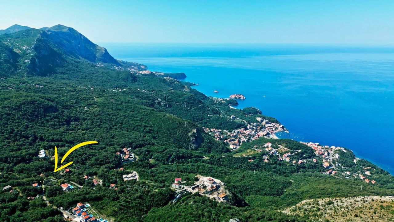 Земля в Будве, Черногория, 732 м² - фото 2