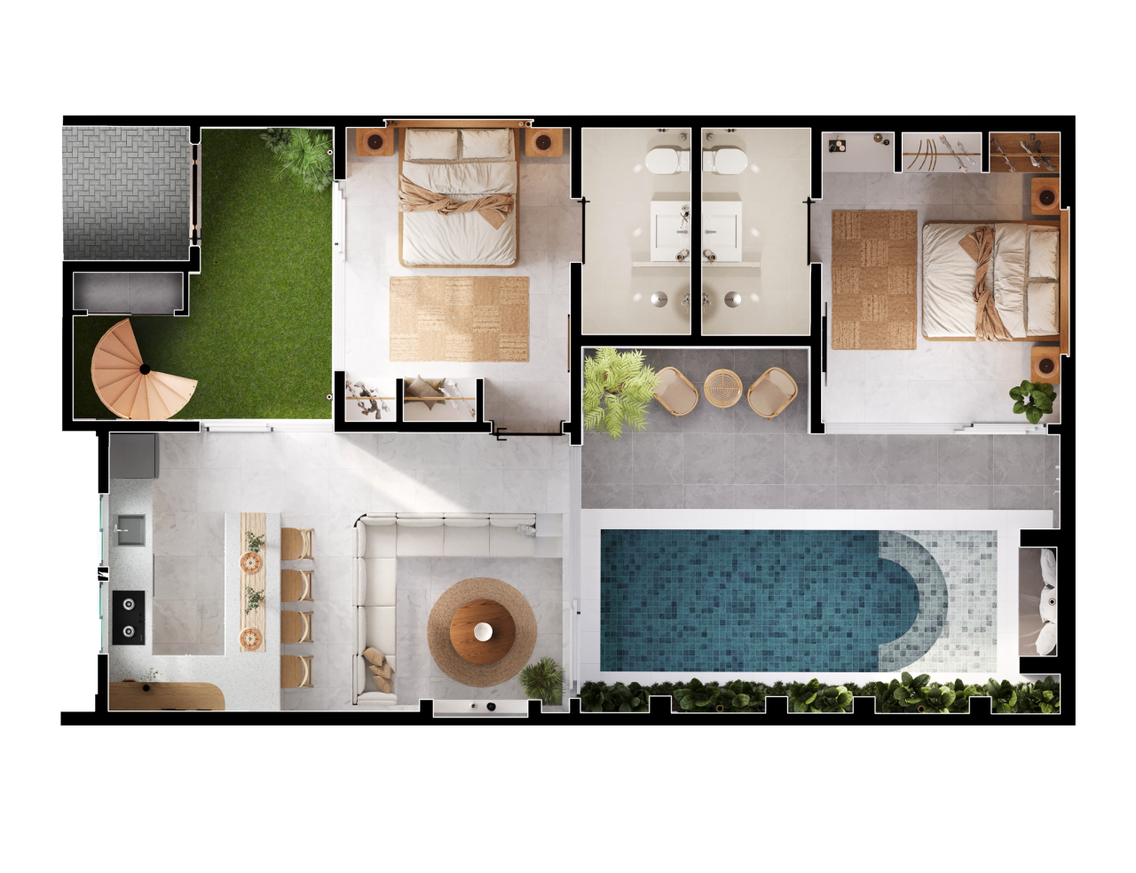 Вилла в Чангу, Индонезия, 137 м² - фото 12