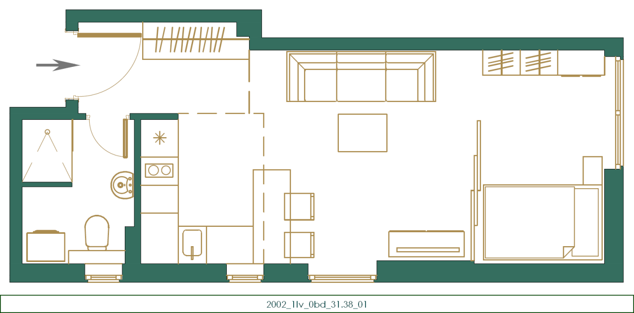 Квартира в Колашине, Черногория, 31 м² - фото 12