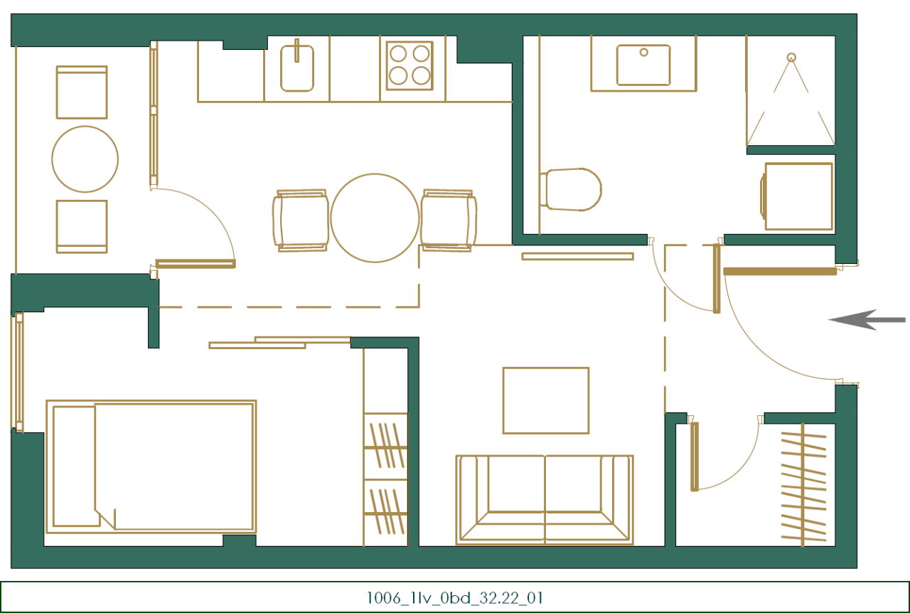 Квартира в Колашине, Черногория, 31 м² - фото 10