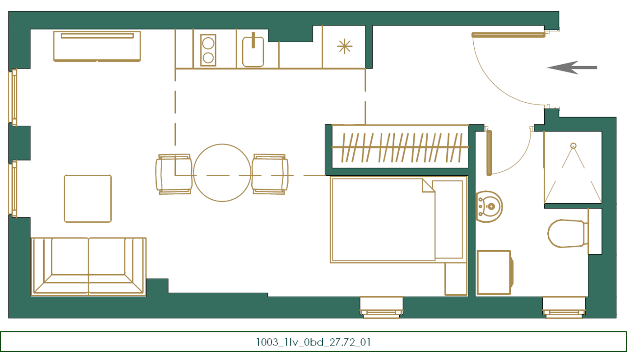 Квартира в Колашине, Черногория, 31 м² - фото 6