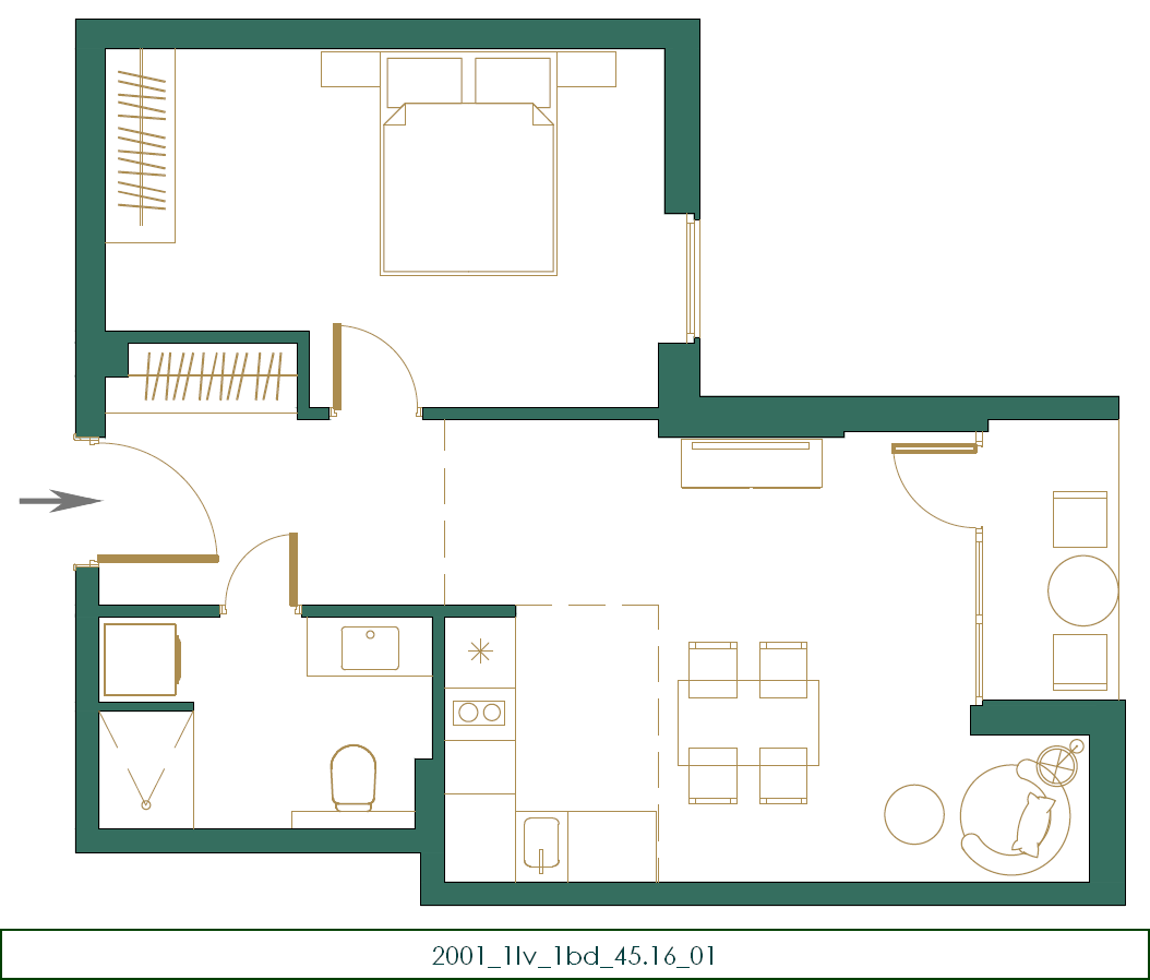 Квартира в Колашине, Черногория, 53 м² - фото 8