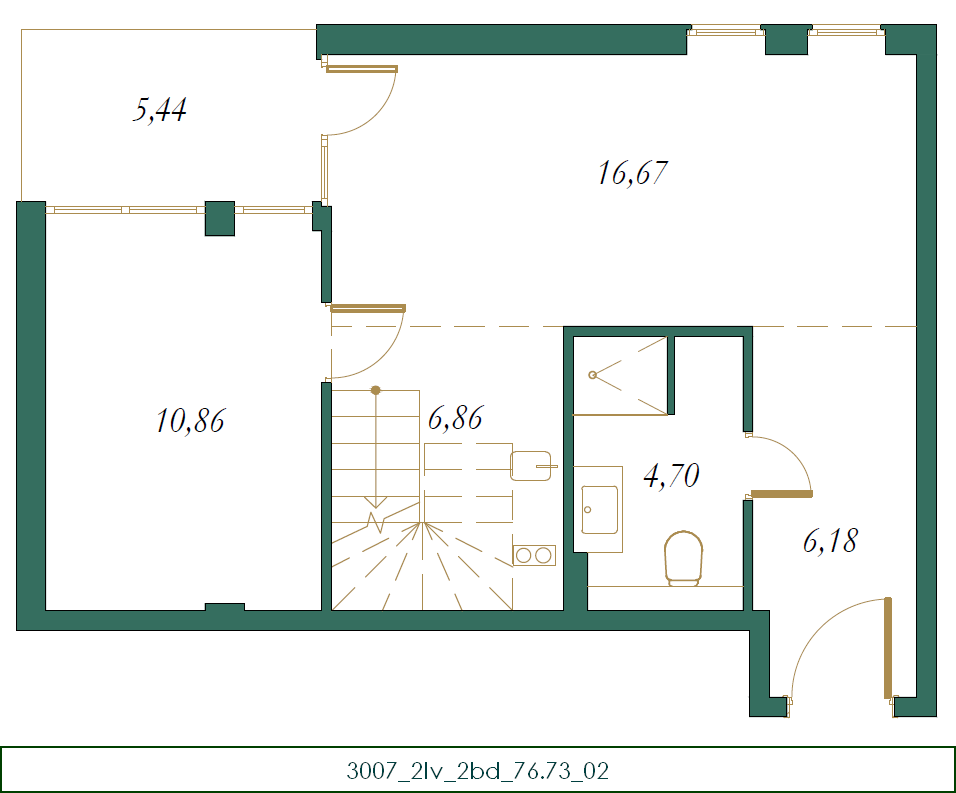 Квартира в Колашине, Черногория, 78 м² - фото 9