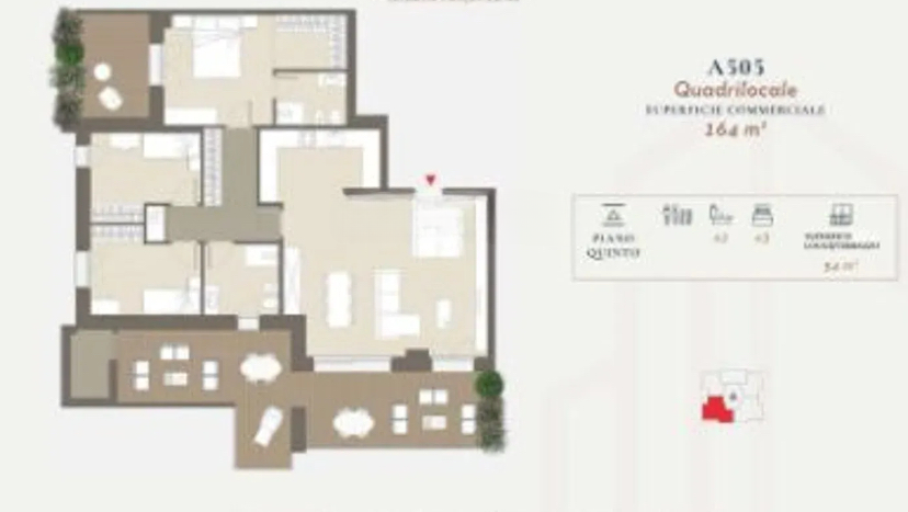 Квартира в Монце, Италия, 164 м² - фото 3